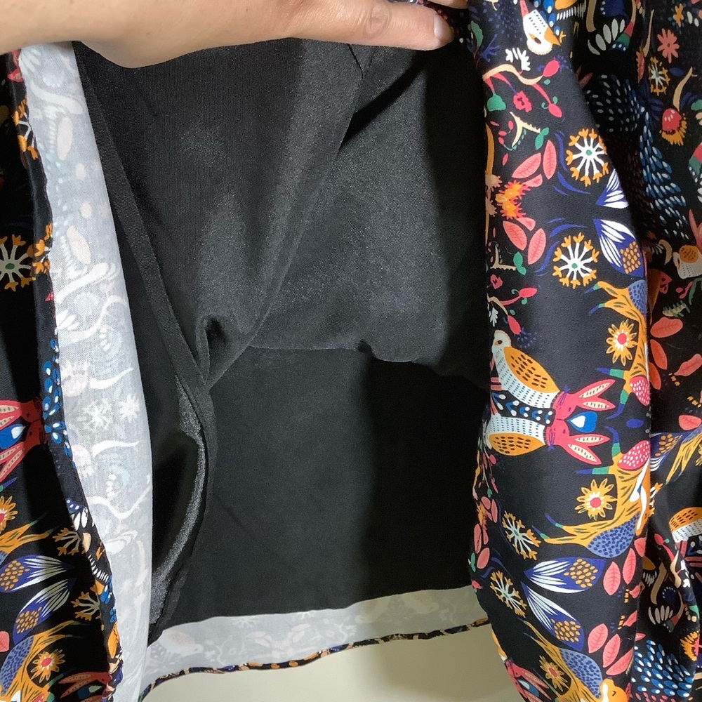 Eva Franco Black Floral Maxi Skirt - Picture 6 of 9